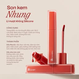 Thumbnail Son Kem Nhung Lì Mượt Không Silicone Cỏ Mềm Màu Rất Đẹp An Toàn Từ Thiên Nhiên 1