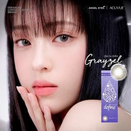 Thumbnail Kính áp tròng 1 ngày màu xám tự nhiên Grayzel - ACUVUE Define Angel Eyes phân phối chính hãng độ cận 0-9 giãn nhẹ 14.2mm 3