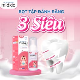 Thumbnail Combo 2 hộp Bọt tâp đánh răng Midkid vị dâu 60ml - Tặng Bàn chải U hình thú ngẫu nhiên + Sticker 4