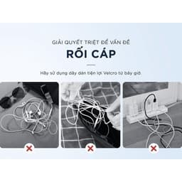 Thumbnail Dây dán Velcro Jisulife làm gọn dây sạc quạt 2