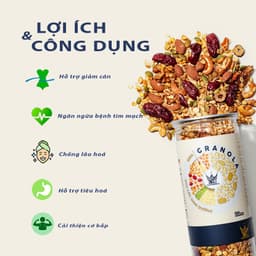 Thumbnail Yến Mạch 2,5KG + Granola Tiêu Chuẩn 500g Ngũ cốc 3