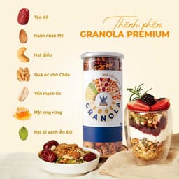 Thumbnail Ngũ cốc Granola Siêu Hạt Premium Vua Yến Mạch 500g 3