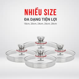 Thumbnail Vung Kính Cường Lực Kalpen Lager Thiết Kế Lỗ Lọc Thông Minh Tiện Dụng 4