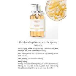 Thumbnail Sữa tắm trắng da toàn thân Weilaiya chiết xuất cánh hoa cúc vạn thọ lưu hương lâu phù hợp cho mọi loại da 450ml 3