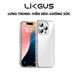Thumbnail Ốp Lưng LIKGUS Trong Suốt-Viền Dẻo - 4 Túi Khí Chống Sốc Cực Tốt Dùng Cho IP Series 11-12-13-14-15 1