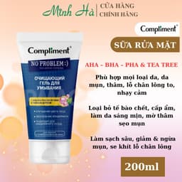 Thumbnail Sữa rửa mặt Compliment No Problem 200ml giúp làm sạch và giảm mụn 4