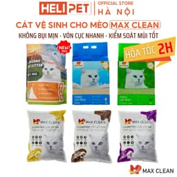 Thumbnail Cát Đậu Nành Hạt Nhuyễn Max Clean 2.4Kg Vón Cục Không Bụi Chuyên Dùng Cho Máy Dọn Phân Mèo 2