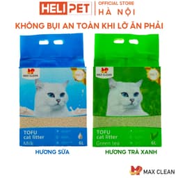 Thumbnail Cát Đậu Nành Hạt Nhuyễn Max Clean 2.4Kg Vón Cục Không Bụi Chuyên Dùng Cho Máy Dọn Phân Mèo 3