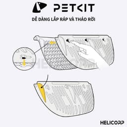 Thumbnail [Phụ kiện] Tấm Chắn Xả Bỏ Toàn Bộ Cát Cũ Dùng Cho Máy Dọn Phân Mèo PETKIT Pura Max 2024, 2023, 2022 2