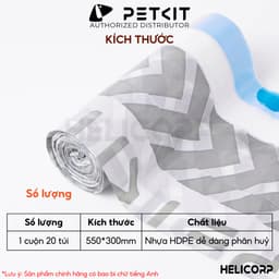 Thumbnail Túi rác PETKIT dùng cho máy dọn phân mèo PETKIT Pura X, PETKIT Pura Max - HELIPET 3