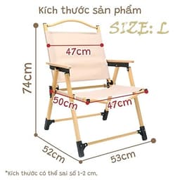 Thumbnail S11-(Đọc nội dung)Ghế gấp ngoài trời Vải Oxford S11 dày dặn Nhẹ, không cần lắp Khung đỡ được làm dầy 3