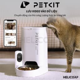 Thumbnail Máy Cho Chó Mèo Ăn Tự Động Có Camera, Máy Nhả Hạt Cho Chó Mèo PETKIT Yumshare SOLO - Máy cho ăn thông minh PETKIT Solo 3
