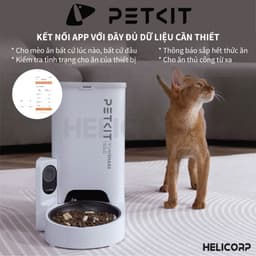 Thumbnail Máy Cho Chó Mèo Ăn Tự Động Có Camera, Máy Nhả Hạt Cho Chó Mèo PETKIT Yumshare SOLO - Máy cho ăn thông minh PETKIT Solo 2