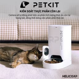 Thumbnail Máy Cho Chó Mèo Ăn Tự Động Có Camera, Máy Nhả Hạt Cho Chó Mèo PETKIT Yumshare SOLO - Máy cho ăn thông minh PETKIT Solo 1