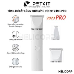 Thumbnail Tông Đơ Đa Năng PETKIT 2in1 Pro 2024 Chuyên Dụng Cắt Tỉa Lông Cho Thú Cưng - HeLiPet 1