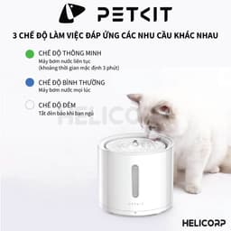Thumbnail [Có App] Máy Lọc Nước Cho Chó Mèo Bơm Không Dây PETKIT Solo 2 - HeLiPet 1