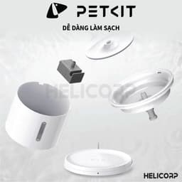 Thumbnail [Có App] Máy Lọc Nước Cho Chó Mèo Bơm Không Dây PETKIT Solo 2 - HeLiPet 3