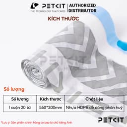 Thumbnail Túi Đựng Rác Petkit Dùng Cho Máy Vệ Sinh Tự Động Cho Mèo Pura X và Pura Max 4