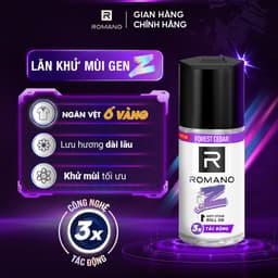 Thumbnail Lăn khử mùi nam ngăn vệt ố vàng Romano Gen Z 40ml 4