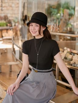 Thumbnail Áo Thun 𝐂𝐂𝐇𝐀𝐓 Kiểu Bổ Lưng Sau Dáng Ôm Chất Vải Mềm Mịn Co Giãn 4 chiều 23TNC2004OT 3