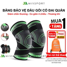 Thumbnail Băng Quấn Bảo Vệ Đầu Gối MixSport Co Giãn 4 Chiều Thoáng Khí Ngăn Chặn Chấn Thương 1