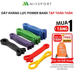 Thumbnail Dây Kháng Lực Tập Gym Powerband Bổ Trợ Tăng Sức Nặng Cho Các Bài Tập Toàn Thân MixSport DKL01 1