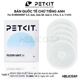 Thumbnail Miếng Lọc Nước, Tấm Lõi Lọc Nước Cho Máy Petkit Phiên Bản Mới 3.0 Tăng 150% Hiệu Quả Lọc - HeLiCorp 1