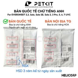 Thumbnail Miếng Lọc Nước, Tấm Lõi Lọc Nước Cho Máy Petkit Phiên Bản Mới 3.0 Tăng 150% Hiệu Quả Lọc - HeLiCorp 3