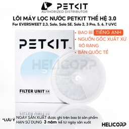 Thumbnail Miếng Lọc Nước, Tấm Lõi Lọc Nước Cho Máy Petkit Phiên Bản Mới 3.0 Tăng 150% Hiệu Quả Lọc - HeLiCorp 4