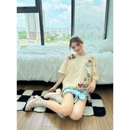 Thumbnail Áo thun FIDE SHIN Bút Chì phông unisex form rộng local brand nam nữ cổ tròn oversize - AT104 2