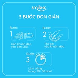 Thumbnail Bộ 3 bút gel làm trắng răng Smilee dùng cùng bộ kít trắng răng Smilee Extra và Smilee Max 3