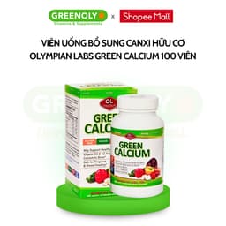 Thumbnail Viên Uống Bổ Sung Canxi Hữu Cơ Olympian Labs Green Calcium Cho Bà Bầu, Sau Sinh Và Trẻ Em, Giúp Xương Chắc Khỏe 100 Viên 2