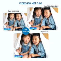 Thumbnail Camera Wifi TP-Link Tapo C200/TC71/C211/C220/C202/C212/C222/C230 2MP/3MP/5MP/2K QHD Quay 360 độ 4
