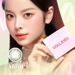 Thumbnail Luxury lens DOLL EYES - Milia olive brown 1
