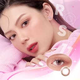 Thumbnail Beauty Lens DOLL EYES Rose 11 nâu hồng 1