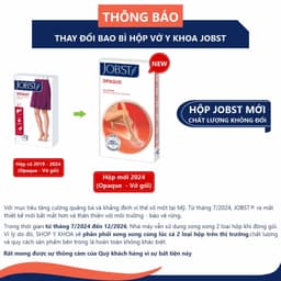 Thumbnail Vớ Y Khoa Cao Cấp Mỏng JOBST Opaque - Vớ Gối, Màu Da, Hở Ngón, Áp Lực 20-30mmHg, 2 Chiếc (Tất Y Khoa) 3