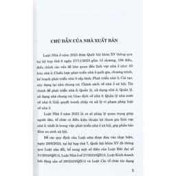 Thumbnail Sách - Luật Nhà Ở Năm 2023 (Sửa Đổi, Bổ Sung Năm 2024) 3