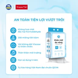 Thumbnail Combo Khăn mặt đa năng Từ Hảo Soft Facial Towel 200 tờ - Từ hảo 2
