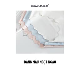 Thumbnail Quần lót nữ không viền, quần chip nữ siêu mỏng, họa tiết trái tim không đường may BOM SISTER Q23880 4