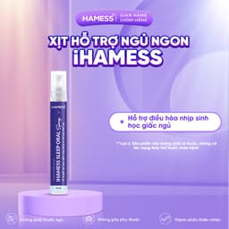 Thumbnail Xịt ngủ iHAMESS vị bạc hà, Xịt ngủ ngon melatonin hỗ trợ điều hòa nhịp sinh học giấc ngủ 15ml 2
