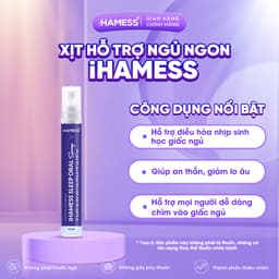 Thumbnail Xịt ngủ iHAMESS vị bạc hà, Xịt ngủ ngon melatonin hỗ trợ điều hòa nhịp sinh học giấc ngủ 15ml 1