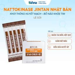 Thumbnail Hạ huyết áp NATTOKINASE Jintan Nhật Bản, Lẻ 7, 10, 15 gói (không có hộp) 2