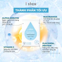 Thumbnail Mặt Nạ Lụa I SHOW Vita Silk Mask Dưỡng Ẩm Làm Trắng Da Phục Hồi Da Hư Tổn Hộp 10 Miếng Mặt Nạ Lụa 4