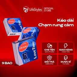 Thumbnail Combo 3 hộp Bao cao su kéo dài thời gian quan hệ LifeStyles Love Time nhiều gel - Hộp 3 bao 1