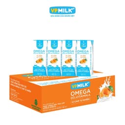 Thumbnail Sữa trái cây VPMILK Omega vị CAM tự nhiên hộp 180ml (4 hộp x 6) 1