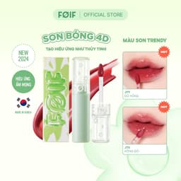 Thumbnail [Ver 2] Son Tint Bóng Thuần Chay, Ẩm Mọng, Bền Màu FOIF Juicy Fit Tint 3g 1