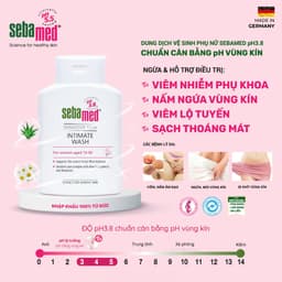 Thumbnail Dung dịch vệ sinh phụ nữ chuẩn cân bằng pH vùng kín Sebamed pH3.8 (200ml) 3