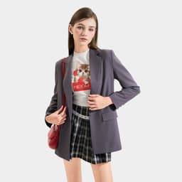 Thumbnail Áo Blazer/Khoác Nữ MARC FASHION Form Cơ Bản Tay Dài 2 Túi - CBMH042124 3