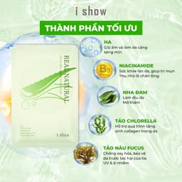 Thumbnail Mặt Nạ Lô Hội I SHOW Cấp Ẩm Phục Hồi Da Làm Dịu Da Tức Thì - iShow Aloe Vera Soothing Mask 4