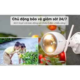 Thumbnail camera wifi ezviz C3TN out pro 3M 2k Quad HD ban đêm có màu báo động còi hú ghi âm 2